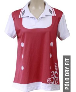 camisa feminina polo de dryfit