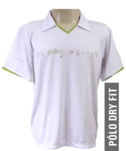 camisa branca polo com dryfit