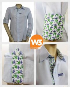 camisa social feminina de uniforme