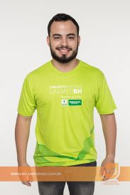 Camiseta De Malha Verde Para Evento - Unimed
