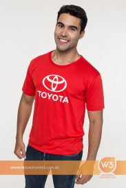 Camiseta De Malha Vermelha - Toyota