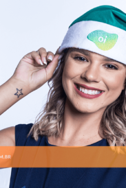 Chapéu De Papai Noel Personalizado - Oi