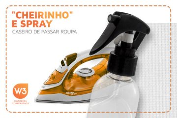 Capa de artigo sobre spray de passar caseiro e desodorante de roupa