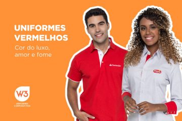 Uniformes vermelhos: cor do luxo, amor e apetite